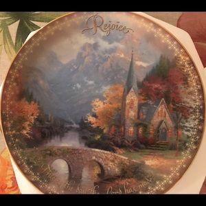 Thomas Kinkade collector’s plate - Rejoice